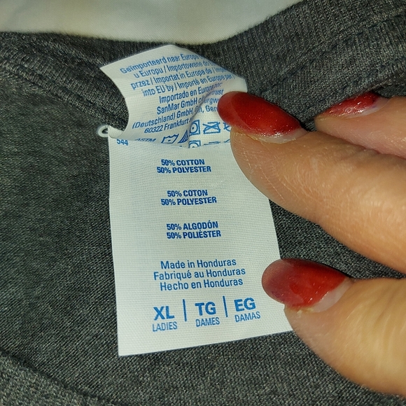 🐱 Frozen T-shirt XL Grey Disney Elsa Anna - Picture 6 of 8